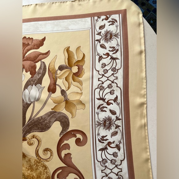 Vintage Loewe Silk Scarf—34” Square - Picture 9 of 16